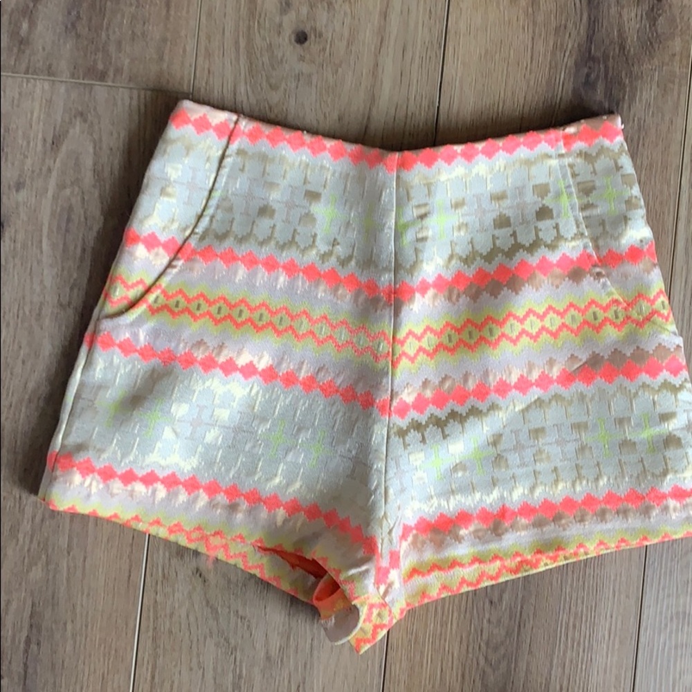 High waisted shorts